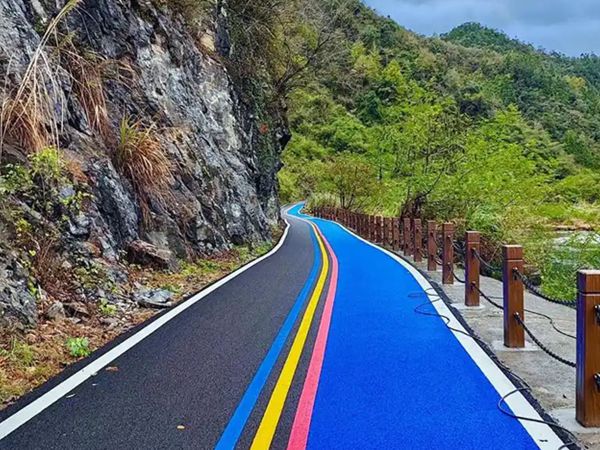 嵊州彩色沥青道路